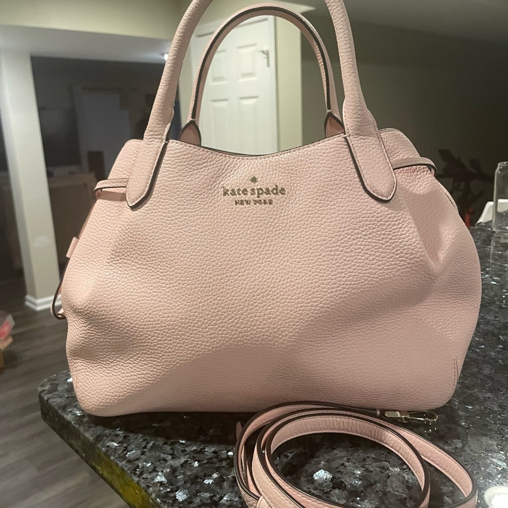 kate spade Large Dumpling Pink Leather Handbag